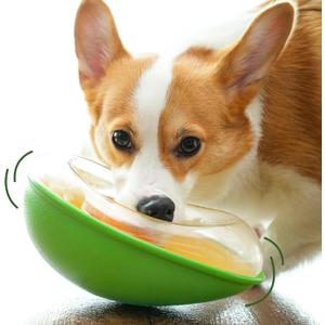 Avocado Non-Spill Treat Dispensing Wobble Toys for Dogs