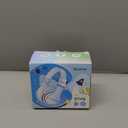 Clever BTH12 Kids Bluetooth Headphones, Colorful LED Lights Kids Headphones Wireless, 74/85dBA Safe Volume,85H Playtime, Fast Charging, Bluetooth 5.2,Over Ear, Built-in Mic for iPad/Tablet/Airplane, Purple/Blue