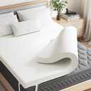 NEWBULIG 2 Inch Non-Slip Gel Memory Foam Mattress Topper, Queen Size