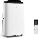 14,000 BTU Portable Air Conditioner Cools Up to 750 Sq.Ft, 3-IN-1 Quiet Portable AC Unit with Remote Control & Installation Kits for Large Room, Smart/Sleep Mode, Auto Swing, 24H Timer