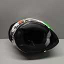 KYPARA Motorcycle Dual Visor Flip up Modular Full Face Helmet with DOT Certification of Impressionism, Size M