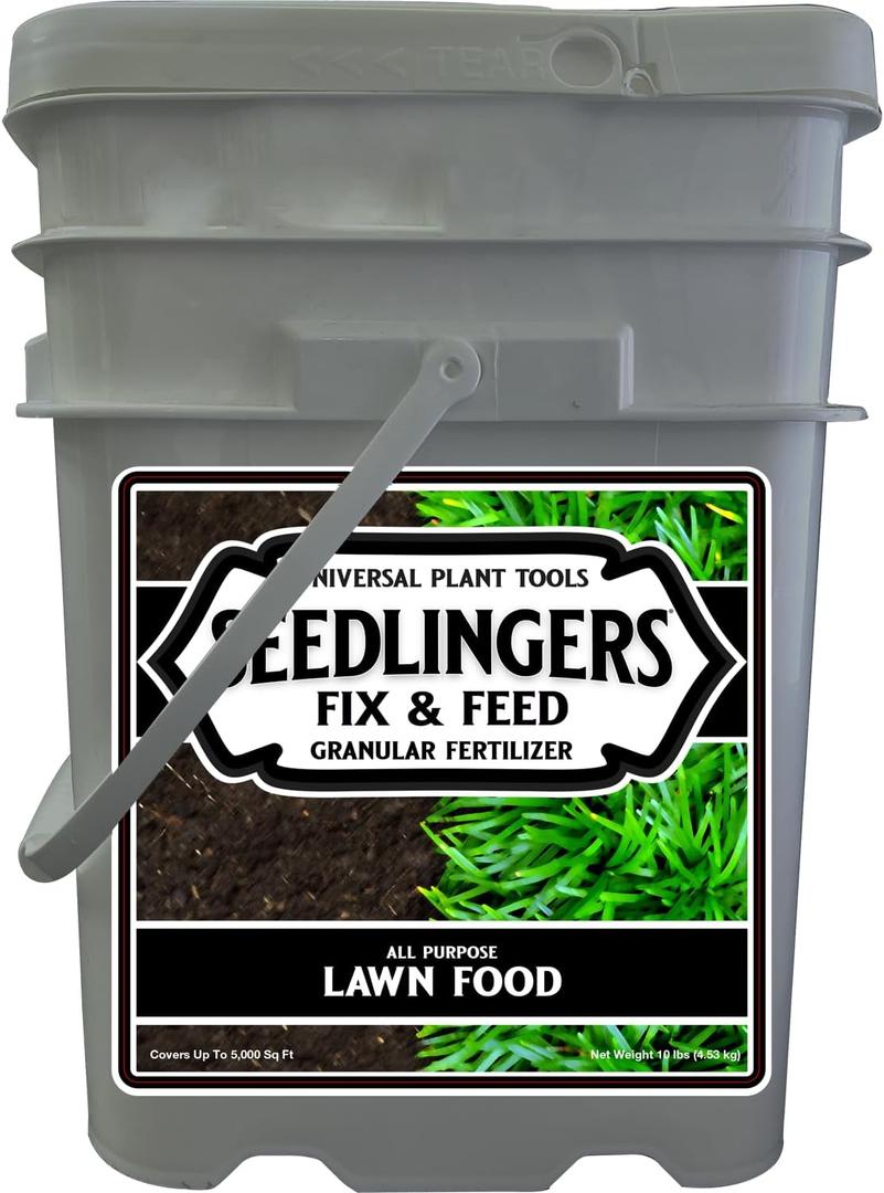 Seedlingers Fix & Feed Lawn Food 25 Pound Granular