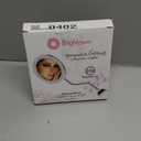 Brightown 10x Magnifying Mirror with Light, Flexible Gooseneck Make up Mirror with Lights and Magnification, Battery Operated Cordless with Suction Cups for Wall Bathroom Silver 1 Lighting