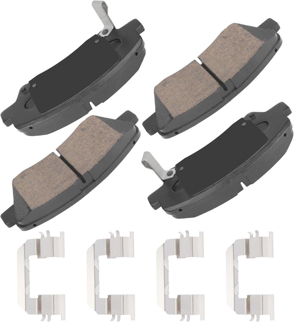 SUPLABEL Front Brake Pads Compatible with Hyundai Elantra Veloster Kia Forte Forte5 Ceramic Brake Pads Replacement HZ1543