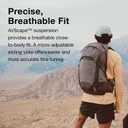 Osprey Talon 22L Men's Lightweight Hiking Backpack - Small Daypack for Travel & Camping, Black/Coal Grey, 22L - Standard Fit