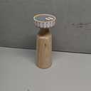 ND Design Wood Large Candle Holder - 10in
