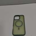 SUPFINE Magnetic for iPhone 16 Pro Max Case (Compatible with MagSafe) (Military Grade Drop Protection) Slim Translucent Matte Shockproof with Anti-Fingerprint Phone Case, Cangling Green