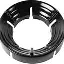 Energy-Saving Enamel Gas Stove Cover with Five Slots Windproof Gather Fire Hood for Home Restaurant and Outdoor Cooking Durable Stove Protector