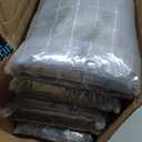 Microfiber Dish Towels - Soft, Super Absorbent and Lint Free Kitchen Towels - 8 Pack (Lattice Designed Gray Colors) - 26 x 18 Inch (Grey)