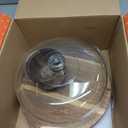 Acacia Wood Valentine Cake Stand with Dome Lid - 12in Round Holder for Valentine's Baking, 2-in-1 Dessert Display & Charcuterie Board, Valentine's Day Serving Platter, Large Acrylic Cover