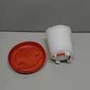 2 Pack 1.5L Chick Waterer with Handle  Poultry Drinker Set for Chicks, Ducks, Turkeys, and Small Farm Birds | Plastic Water Dispenser for Coop