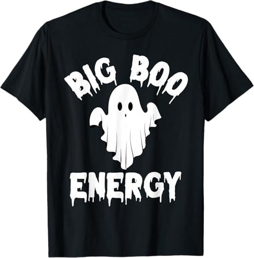 Big Boo Energy Halloween Shirt For Women Funny Boo Sheet T-Shirt
2XLT