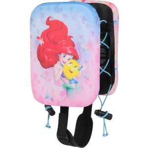 SwimWays Disney Princess Ariel Power Swimr Outdoor Pool Swim Vest for Kids, Adjustable Kid Pool Float for Swim Training, Medium