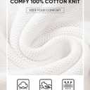 JMIERR Men's T-Shirts Casual Knit Short Sleeve Cotton Crewneck Solid Honeycomb Knitted Pullover Tees (Green, XL)