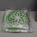 Bencailor 16 Pcs St Patricks Day Party Paper Lanterns Green Round Hanging Paper Lanterns Shamrock Decorations for Irish Saint Festive Birthday Indoor Outdoor Supplies(Shamrock)