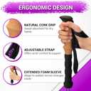 TheFitLife Durable 7075 Aluminum Trekking Poles, Walking Sticks for Hiking