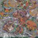 45 Pads 900 Sheets Thanksgiving Sticky Notes Turkey Self Sticky Memo Pads Adhesive Cute Sticky Notes Self Stick Pads for Office School Classroom Supply Student Kids Autumn Fall Party Favor, 9 Styles