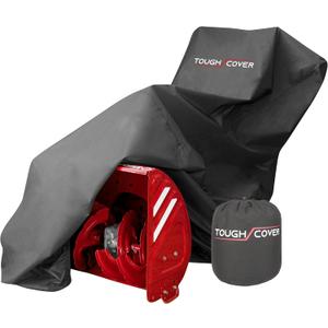 Tough Cover Snow Blower Cover - 600D Snowblower Covers Waterproof Outdoor, Heavy Duty Snow Thrower Cover Universal Fit for EGO, Honda, Ariens, Ryobi, Troy Bilt, Snow Joe, Toro, and PowerSmart (Premium - Black)