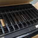 IRIS USA 24" 6-Panel Pet Dog Puppy Playpen with Door, for Puppy Small Dogs Keep Pets Secure Easy Assemble Easy Storing Customizable Non-Skid Rubber Feet, Foldable, Black