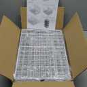 Stackable Closet Organizers and Storage - 4-Tier Stackable Storage Bins, Foldable Closet Shelf Organizer Basket, Clothes Organizers Shelves for Organizer System(15.7"x11.8"x34.64")