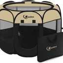 Siedihit Dog Cat Playpen, Medium Puppy Pet Playpen, Dog Crate Tent Cage