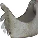 Deco 79 Metal Rooster Indoor Outdoor Planter Large Planter Pot, Planter 12" x 8" x 16", Gray