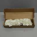 6PCS White Hydrangea Artificial Flowers Bouquets, Bulk Silk Hydrangea Heads with Stems, Fake Hydrangeas Flowers Arrangement, Faux Floral Decor for Home Wedding Party