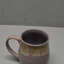 Bosmarlin Extra Large Ceramic Coffee Mug, 24 Oz, Dishwasher and Microwave Safe, Big Oversized Tea Cup, Reactive Glaze (Deep Purple)