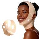 Collagen Face Sculpt Wrap, Reusable & Washable Face Mask for Wear While Sleeping, Face Wrap for Chin & Jawline, Skin-Friendly and Breathable, Supports Jawline Sculpting & Firming