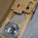 Elevated Cat Food Bowl, 3 Stainless Steel Raised Cat Bowls with Stand, 15Tilted Cats Bowl for Small Dog, Cats Food and Water Bowl Set, Anti Vomiting, Whisker Fatigue and Dishwasher Safe (Natural)