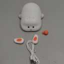 Bunny Night Light - 16 Color Kawaii Silicone Lamp, Rechargeable Dimmable Nursery Light, Soft Touch Rabbit Nightlight for Toddler Room, Baby Bedside Lamp for Girls and Boys