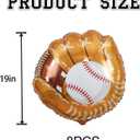 3 x 8 Pcs Baseball Glove Foil Balloon