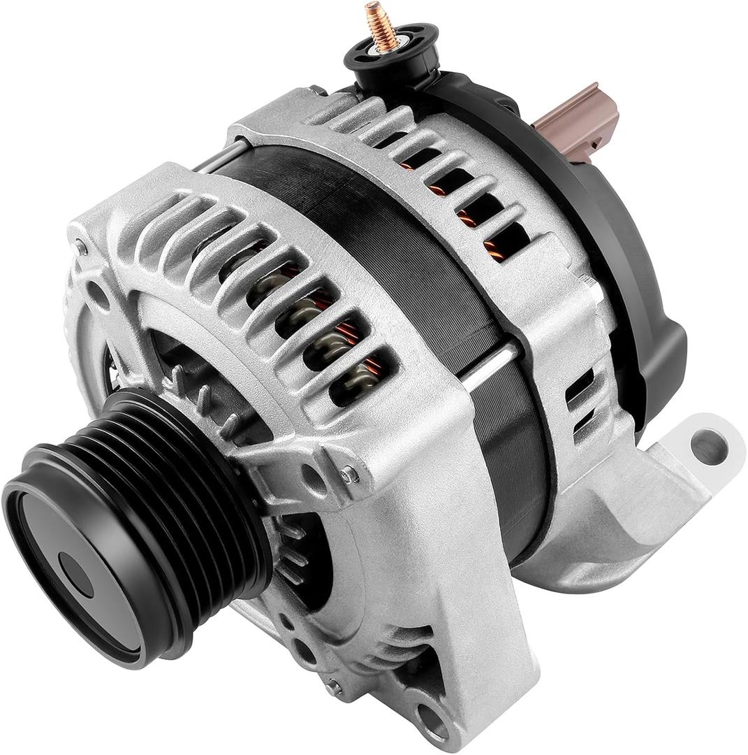 SCITOO Alternator 13870 for Dodge for Grand Caravan 2001-2007 3.3L 3.8L for Chrysler for Town & Country for Chrysler for Voyager,160A 12V 6 Groove Pulley High-output 421000-0023 421000-0021 13870N