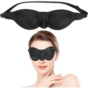 Moisture Chamber Glasses for Dry Eyes, Soft Silicone Sleep Goggles, Eye Mask for Sleep (1 PCS)
