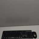 TECKNET Wireless Keyboard and Mouse Combo, Full-Size Ergonomic Keyboard & Optical Mouse, Low-Noise Typing & Clicking,Long Battery Life,Spill-Resistant,2.4G Lag-Free USB Receiver for PC,Laptop,Computer (Black)