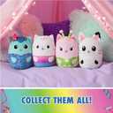 Gabbys Dollhouse Official Kitty Fairy Squishy Plush Toy, Cat Stuffed Animal, Squishy Toys for Ages 1 & Up, Pink/Green, 8