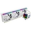 Thermalrlght Frozen Infinity 360 White CPU Aio Cooler,TL-M12W*3 PWM Fans,Computer CPU Water Cooler,ARGB Infinity Mirror,360 CPU Liquid Cooling:LGA1851/1700/1150/1151/1200/2011,PC Water Cooling