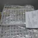 4-Tier Stackable Closet Organizers and Storage Basket, Foldable Closet Shelf Organizer System, Space-Saving Clothes Storage Drawer Organizer for Wardrobe, White (Patent Pending)