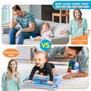 Infinno Inflatable Tummy Time Mat Premium Baby Water Play Mat for Infants and Toddlers Baby Toys for 3 to 24 Months, Strengthen Your Baby's Muscles, Portable (Blue)