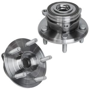 Detroit Axle - 2 Front Wheel Hub Bearings for Jeep 2011-2021 Grand Cherokee 2011-2024 Dodge Durango, 2012 2013 2014 2015 2016 2017 2018 2019 2020 Replacement