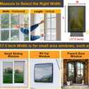 Window Privacy Film One Way Daytime Privacy Static Cling Sun Blocking Anti UV Reflective Window Tint for Home and Office, Tinted Black, 23.6 inch X 157.4 inch