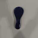 GDCZ Porcelain Spoon Rest - Large Spoon Holder Utensil Rest for Kitchen Counter Stove Top, Navy