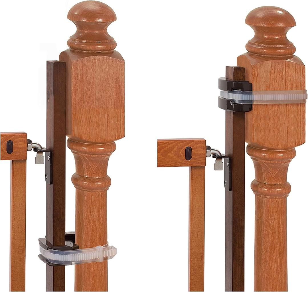 Summer Infant Banister to Banister Gate Mounting Kit - Fits Round or Square Banisters, Accommodates Most Hardware & Pressure Mount Baby Gates up to 37 Tall, Gate Sold Separately