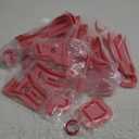 JeCar Exterior Trim Kits Door & Hood Hinge Covers Door Handle Side Vent Tailgate Hinge Trim Covers Exterior Accessories Compatible with Jeep Wrangler JL JLU 2018-2023 2/4 Doors, Pink