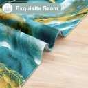 misaya Square Waterproof Vinyl Table Cloth, Wipeable Tablecloth with Flannel Backing, Plastic Table Cover for Dinner, Picnic, Indoor and Outdoor (Ripples, 54" x 54")
