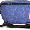 Large Bum Waist Bag for Adults (Various Vibrant Colors and Patterns Available) (One Size, Petal - Bluebell)