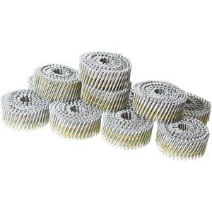 3600 Count Siding Nails 15 Degree 1-1/2 Inch x .092 Inch Collated Wire Coil Full Round Head Ring Shank Hot-Dipped Galvanized