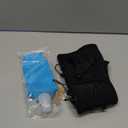 Running Vest for Women Men, USA Original Patent, Adjustable Chest Straps Running Hydration Vest with 500ml Soft Flask, Lightweight Reflective Hydration Backpack for Marathon (X-Small-Small, Black)