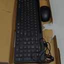 Wireless Keyboard and Mouse Combo, 7 Backlit Effects, Light Up Letters, Rechargeable, Phone Holder, 6 Button Mouse, Ergonomic Tilt Angle, 2.4GHz Silent USB Keyboard Mouse for Laptop, Computer, PC