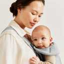 BabyBjrn Baby Carrier Mini, Light Gray, 3D Jersey | Infant Carrier (7-25 lbs), Ergonomic, Easy-to-Use